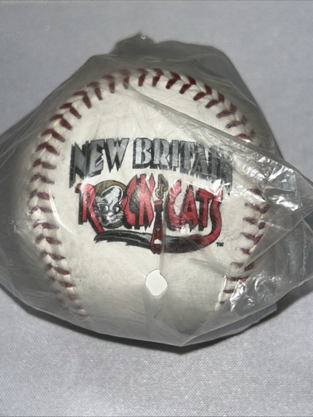 New Britain Rock Cats souvenir Baseball - Rare-  Former Minor League Team